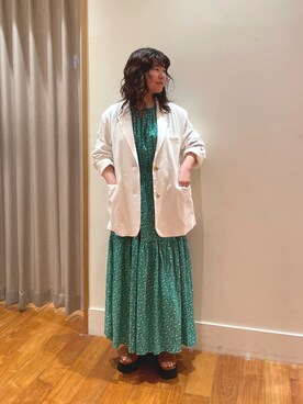 TSUNODAさん（レディース・160cm）の春コーディネート