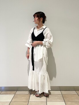 TSUNODAさん（レディース・160cm）の夏コーディネート