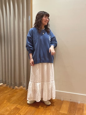 TSUNODAさん（レディース・160cm）の春コーディネート