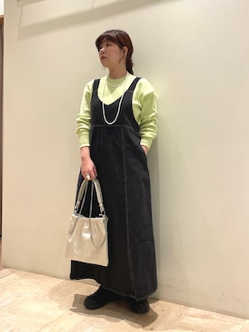 「FREDY&GLOSTER」｜TSUNODAさん（レディース・160cm）の冬コーディネート