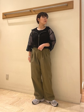 「FREDY&GLOSTER」｜TSUNODAさん（レディース・160cm）の夏コーディネート