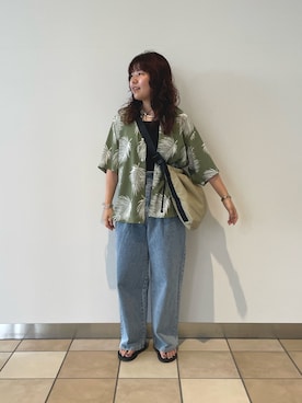 TSUNODAさん（レディース・160cm）の夏コーディネート