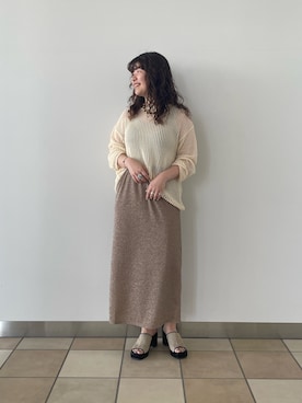 TSUNODAさん（レディース・160cm）の春コーディネート