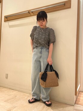 「FREDY&GLOSTER」｜TSUNODAさん（レディース・160cm）の夏コーディネート