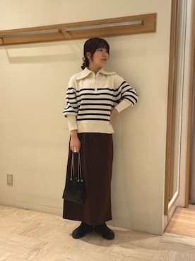 「FREDY&GLOSTER」｜TSUNODAさん（レディース・160cm）の秋コーディネート