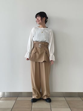 TSUNODAさん（レディース・160cm）の秋コーディネート