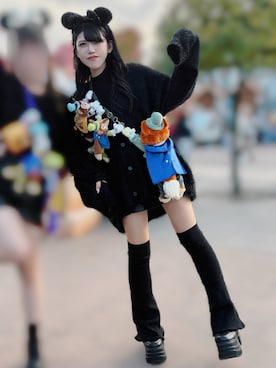 「アイテム（レッグウォーマー）」を使った、すしにーとさん（レディース・165cm）の秋コーディネート