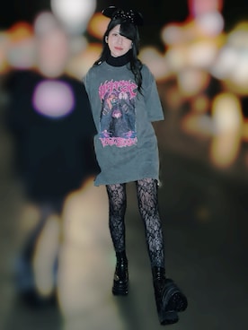 「アイテム（タイツ/ストッキング）」を使った、すしにーとさん（レディース・165cm）の秋コーディネート