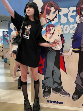 「アイテム（ブレスレット）」を使った、すしにーとさん（レディース・165cm）の夏コーディネート