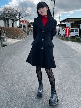 「Burner（バーナー）のアイテム」を使った、すしにーとさん（レディース・165cm）の冬コーディネート