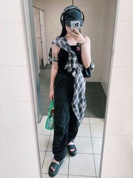 「アイテム（キャミソール）」を使った、すしにーとさん（レディース・165cm・20代）の秋コーディネート