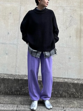 Rihoさん(レディース・154cm)の冬コーディネート