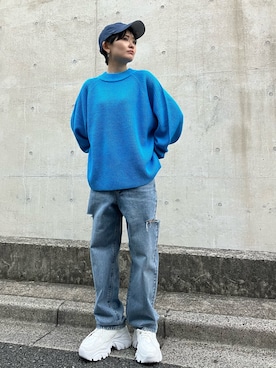 Rihoさん（レディース・154cm）の冬コーディネート