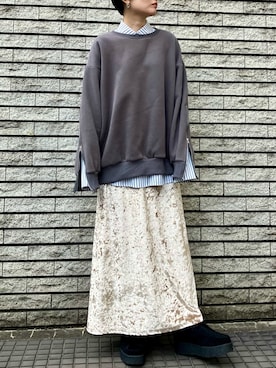 Rihoさん(レディース・154cm)の冬コーディネート