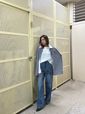 「ANAP（アナップ）のアイテム」を使った、Rihoさん（骨格ナチュラル・レディース・155cm）の春コーディネート