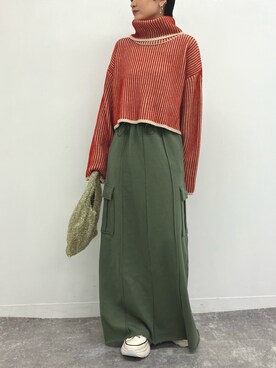 Rihoさん（レディース・154cm）の冬コーディネート