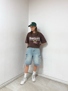 「ANAP（アナップ）のアイテム」を使った、Rihoさん（骨格ナチュラル・レディース・155cm）の春コーディネート