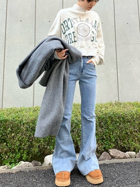 Rihoさん（レディース・154cm）の冬コーディネート