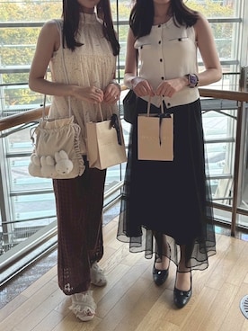「LILY BROWN（リリーブラウン）のアイテム（シャツ/ブラウス）」を使った、まぴさん（レディース・150cm）の秋コーディネート