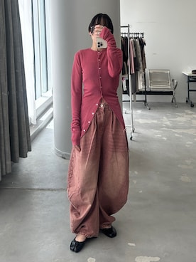 「yae（ヤエ）のアイテム」を使った、yae staffさん（レディース・159cm）の夏コーディネート
