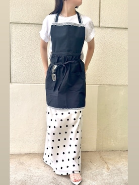 「yae（ヤエ）のアイテム」を使った、yae staffさん（レディース・154cm）の夏コーディネート
