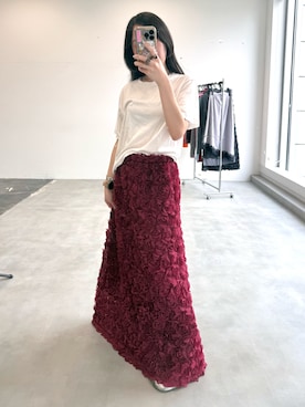 「yae（ヤエ）のアイテム」を使った、yae staffさん（レディース・154cm）の秋コーディネート