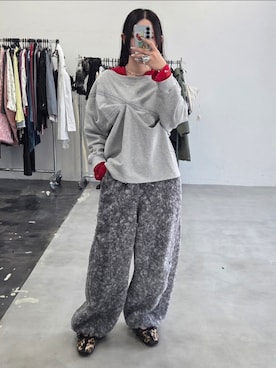 「yae（ヤエ）のアイテム」を使った、yae staffさん（レディース・158cm）の秋コーディネート