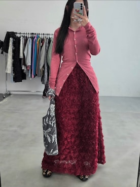 「yae（ヤエ）のアイテム」を使った、yae staffさん（レディース・158cm）の秋コーディネート