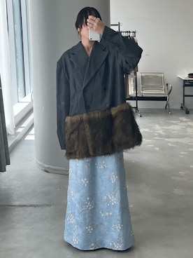 「yae（ヤエ）のアイテム」を使った、yae staffさん（レディース・159cm）の夏コーディネート