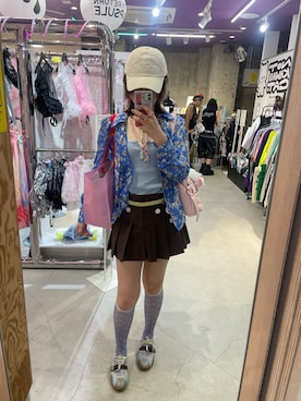 「ZARA（ザラ）のアイテム（スカート）」を使った、うえいさん（レディース・167cm）の秋コーディネート