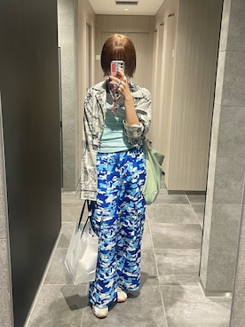 「Candy Stripper（キャンディストリッパー）のアイテム（パンツ）」を使った、うえいさん（レディース・167cm）の秋コーディネート