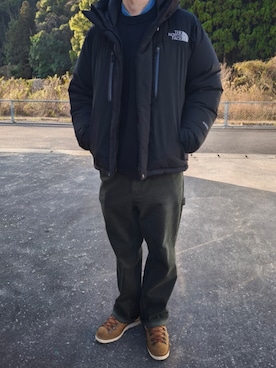 「Danner（ダナー）のアイテム」を使った、TOROMUさん（メンズ・175cm）の冬コーディネート