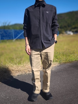 「アイテム（その他トップス）」を使った、TOROMUさん（メンズ・175cm）の秋コーディネート