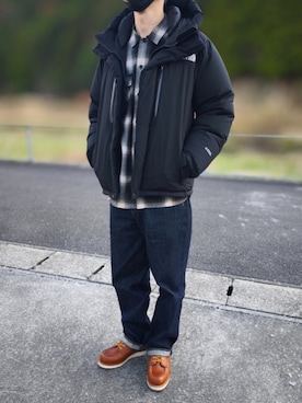 「RED WING（レッドウィング）のアイテム」を使った、TOROMUさん（メンズ・175cm）の冬コーディネート
