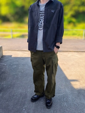 「HUMAN MADE（ヒューマンメード）のアイテム」を使った、TOROMUさん（メンズ・175cm）の春コーディネート