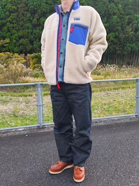 「アイテム（その他アウター、ベージュ系）」を使った、TOROMUさん（メンズ・175cm）の秋コーディネート