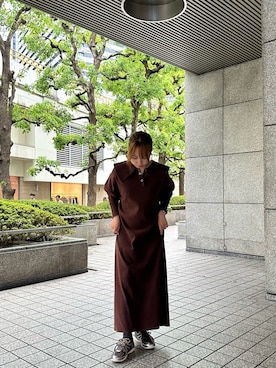 「アイテム（ワンピース/ドレス）」を使った、Lucida_梅田ESTさん（レディース・155cm・20代）の秋コーディネート
