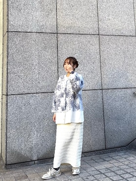 「スカートコーデ」｜Lucida_梅田ESTさん（レディース・155cm）の冬コーディネート