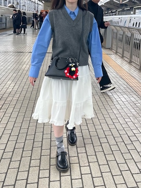 「アイテム（レッグウェア）」を使った、haryo98さん（レディース・157cm）の秋コーディネート