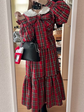 「チェックワンピース」｜haryo98さん（レディース・158cm）の春コーディネート