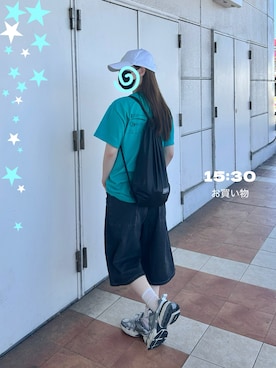 「mont-bell（モンベル）のアイテム（バックパック/リュック）」を使った、haryo98さん（レディース・158cm）の夏コーディネート