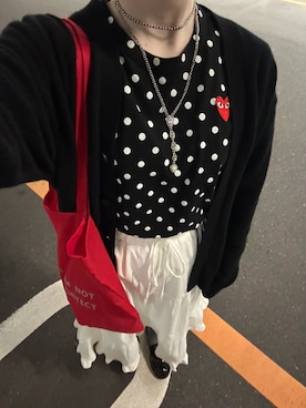 「アイテム（ネックレス）」を使った、haryo98さん（レディース・157cm）の秋コーディネート