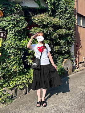 スカートを使った「PLAY comme des garcons」の人気ファッション