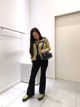 annaさん（レディース・160cm）の冬コーディネート