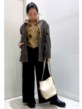 annaさん（レディース・160cm）の冬コーディネート