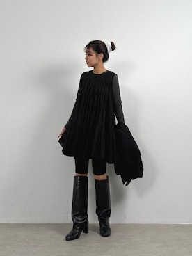 「アイテム（シュシュ）」を使った、sa00encanafさん（レディース・157cm）の秋コーディネート