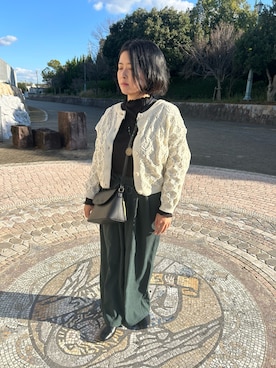 「アイテム（その他トップス）」を使った、plumerialoveさん（レディース・153cm）の冬コーディネート