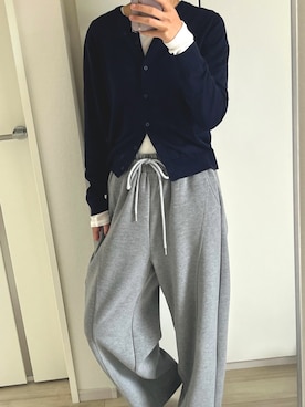 「アイテム（スウェットパンツ）」を使った、sa-さん（レディース・163cm）の秋コーディネート
