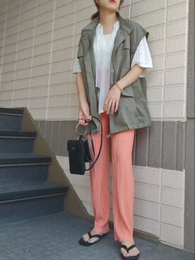 rimaさん（レディース・160cm）の夏コーディネート