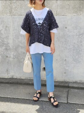rimaさん（レディース・160cm）の夏コーディネート